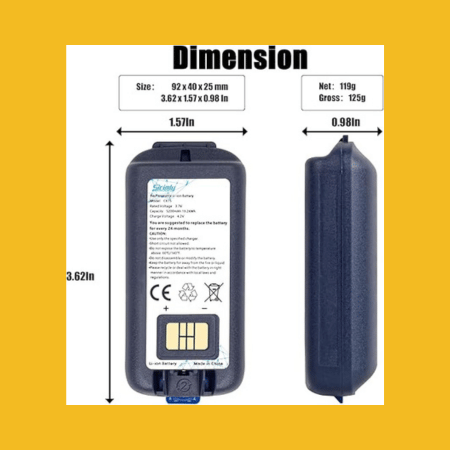 318-046-114 1001AB01 Battery for Honeywell