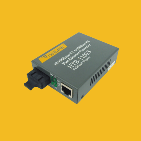 netLINK Fiber Optic Device 10/100 Base-TX to 100 Base-FX Ethernet Converter