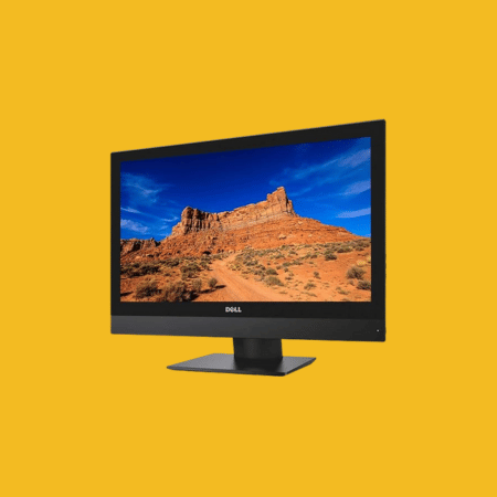 Dell OptiPlex 5250 All-In-One desktop with Intel Core i5 6th Gen processor, 8GB RAM, and 256GB SSD