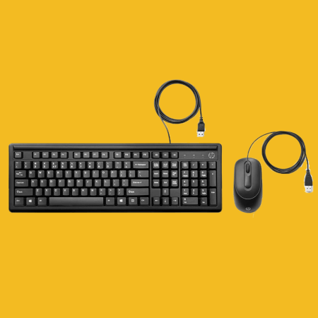 HP Wired USB Keyboard & Mouse Combo
